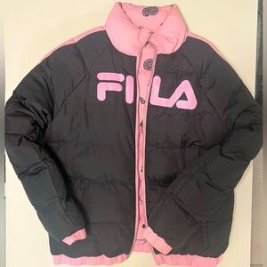 NWT Fila Fleamadonna Urban Outfitters reversible Limited Edition Puffer Jacket S